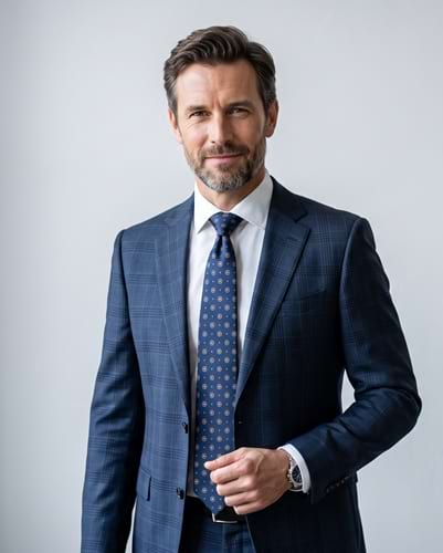 Illustrative portrait for Patrick’s fictional profile